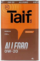 Масло моторное TAIF Allegro 0w-20 4л.