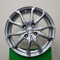 Диск литой K&K Brent 6x16 4x114,3 ET40 dia 67,1 Silver
