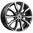 Литой диск K&K Портер 7,5x18 5*114,3 Et:37 Dia:66,6 алмаз черный