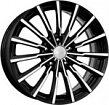 Литой диск K&K Акцент 5,5x14 4*100 Et:43 Dia:60,1 алмаз черный
