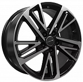 Литой диск Khomen KHW1815 8x18 5*108 Et:47 Dia:60,1 Black-FP