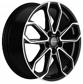 Литой диск Khomen KHW1816 7x18 5*108 Et:33 Dia:60,1 Black