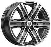 Литой диск K&K R8 (КС1174) 7,5x17 6*114,3 Et:30 Dia:66,1 алмаз черный