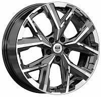 Литой диск K&K Айона 6,5x18 5*114,3 Et:40 Dia:66,6 алмаз чёрный