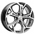 Литой диск Khomen 1702 7x17 5*114,3 Et:45 Dia:66,1 GRAY-FP