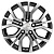 Литой диск Khomen 1608 6,5x16 5*114,3 Et:38 Dia:67,1 BLACK-FP