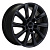 Литой диск Khomen 1507 6x15 5*100 Et:38 Dia:57,1 black matt