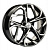 Литой диск Khomen 1716 7x17 5*114,3 Et:45 Dia:60,1 Black-FP