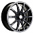 Литой диск Khomen 1707 6,5x17 4*100 Et:50 Dia:60,1 Black-FP