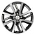 Литой диск Khomen 1609 6x16 4*100 Et:50 Dia:60,1 BLACK-FP