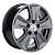 Литой диск Khomen 1601 6,5x16 5*114,3 Et:50 Dia:66,1 Gray