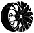 Литой диск Khomen KHW1718 7x17 5*114,3 Et:37 Dia:66,6 Black-FP