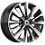 Литой диск K&K Эрман 6,5x16 4*100 Et:50 Dia:60,1 алмаз чёрный