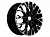 Литой диск Khomen KHW1718 7x17 5*110 Et:45 Dia:67,1 Black-FP
