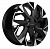 Литой диск Khomen 1508 6x15 4*100 Et:45 Dia:56,6 Black-FP