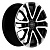 Литой диск Khomen 1805 7,5x18 6*139,7 Et:36 Dia:100,1 Black-FP