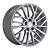 Литой диск Khomen 1717 6,5x17 5*108 Et:33 Dia:60,1 F-Silver