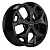 Литой диск Khomen 1710 6,5x17 5*114,3 Et:40 Dia:64,1 Black