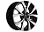 Литой диск Khomen 1906 7x19 5*108 Et:45 Dia:65,1 Black-FP