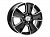 Литой диск Khomen 1601 6,5x16 5*114,3 Et:50 Dia:67,1 Black-FP