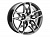 Литой диск Khomen 1709 7x17 5*114,3 Et:48 Dia:67,1 Black-FP