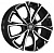 Литой диск Khomen KHW1907 7,5x19 5*108 Et:46 Dia:63,4 Black-FP