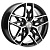 Литой диск Khomen 1709 7x17 5*108 Et:50 Dia:63,3 Black-FP