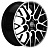 Литой диск Khomen KHW1818 7x18 5*114,3 Et:37 Dia:66,6 Black-FP