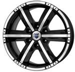 Литой диск K&K Окинава 7,5x17 6*139,7 Et:40 Dia:92,5 алмаз черный