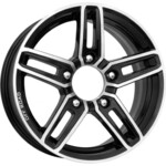 Литой диск K&K Дон 6,5x16 5*139,7 Et:40 Dia:98 алмаз черный