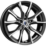 Литой диск K&K Твист 7,5x17 5*120 Et:42 Dia:67,1 алмаз черный