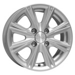 Литой диск K&K Аттика 5,5x14 4*98 Et:35 Dia:58,6 сильвер