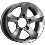 Литой диск K&K Айсберг 8x16 5*139,7 Et:-10 Dia:110,1 дарк платинум