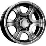 Литой диск K&K Байконур 8x16 5*139,7 Et:-15 Dia:110,1 дарк платинум