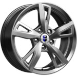 Литой диск K&K Фишт 6,5x16 5*114,3 Et:43 Dia:67,1 Дарк платинум