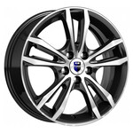 Литой диск K&K Samara-оригинал 6x16 4*100 Et:37 Dia:60,1 Алмаз черный