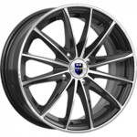 Литой диск K&K Пойнт Бланк 6x15 4*100 Et:45 Dia:67,1 алмаз чёрный