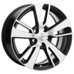 Литой диск Khomen 1704 7x17 5*114,3 Et:38 Dia:67,1 BLACK-FP