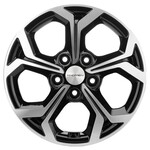 Литой диск Khomen 1606 6,5x16 5*114,3 Et:50 Dia:66,1 BLACK-FP