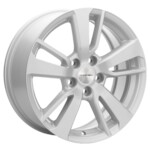 Литой диск Khomen 1704 7x17 5*114,3 Et:39 Dia:60,1 F-SILVER