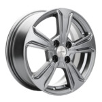 Литой диск Khomen 1502 6x15 4*100 Et:50 Dia:60,1 Gray