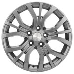 Литой диск Khomen 1608 6,5x16 5*114,3 Et:41 Dia:67,1 Gray