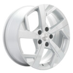 Литой диск Khomen 1712 7x17 5*114,3 Et:40 Dia:66,1 F-Silver