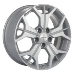 Литой диск Khomen 1715 7x17 5*114,3 Et:45 Dia:60,1 F-Silver-FP