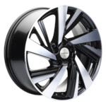 Литой диск Khomen 1801 7,5x18 5*114,3 Et:38 Dia:67,1 BLACK-FP