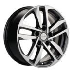 Литой диск Khomen 1612 6,5x16 5*114,3 Et:45 Dia:60,1 Gray-FP