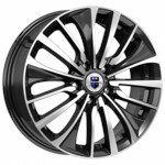 Литой диск K&K Flanker 6,5x17 4*100 Et:41 Dia:60,1 алмаз-чёрный