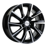 Литой диск Khomen 1507 6x15 5*100 Et:38 Dia:57,1 BLACK-FP