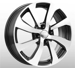 Литой диск K&K КС893 6x16 4*100 Et:52 Dia:54,1 алмаз чёрный