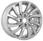 Литой диск K&K КС882 6x15 4*100 Et:37 Dia:60,1 сильвер